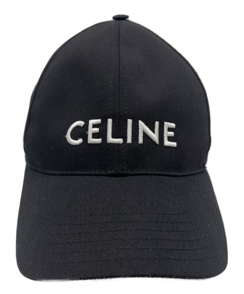 CELINE（セリーヌ）CELINE (セリーヌ) ベースボールキャップ ブラック サイズ:Sの古着・服飾アイテム