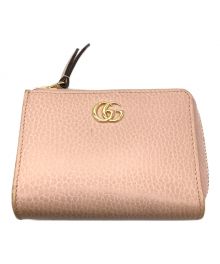 GUCCI（グッチ）の古着「ジップアラウンドウォレット」｜ピンク