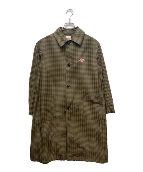 DANTON（ダントン）DANTON (ダントン) ナイロンステンカラーコート ブラウン サイズ:34の古着・服飾アイテム