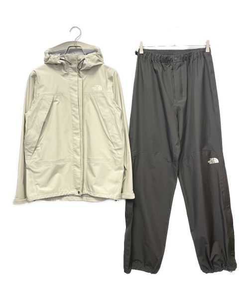 THE NORTH FACE（ザ ノース フェイス）THE NORTH FACE (ザ ノース フェイス) RAINTEX AERO アイボリー×グレー サイズ:Lの古着・服飾アイテム