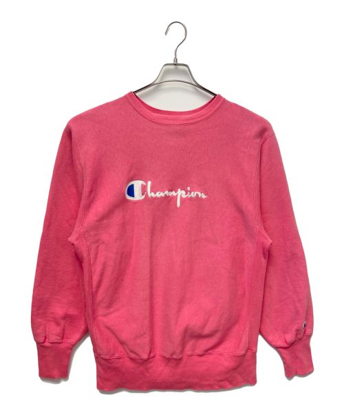 Champion REVERSE WEAVE（チャンピオン リバース ウィーブ）Champion REVERSE WEAVE (チャンピオンリバースウィーブ) スウェット ピンク サイズ:X-LARGEの古着・服飾アイテム