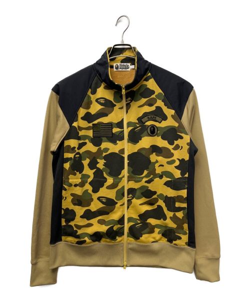 A BATHING APE（アベイシングエイプ）A BATHING APE (アベイシングエイプ) ジップアップジャケット カーキ サイズ:Lの古着・服飾アイテム