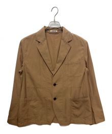 AURALEE（オーラリー）の古着「FINX HARD TWIST GABARDINE JACKET」｜ブラウン