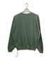 AURALEE (オーラリー) SUPER HIGH GAUZE SWEAT グリーン サイズ:4：18000円