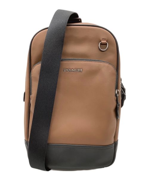 COACH（コーチ）COACH (コーチ) ボディーバッグ ブラウンの古着・服飾アイテム