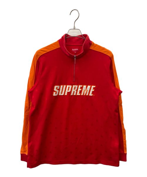 SUPREME（シュプリーム）Supreme (シュプリーム) トラックハーフジッププルオーバー レッド サイズ:XLの古着・服飾アイテム