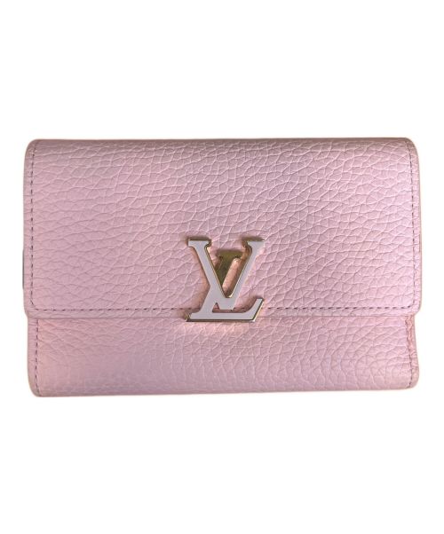 LOUIS VUITTON（ルイ ヴィトン）LOUIS VUITTON (ルイ ヴィトン) 3つ折り財布 ライトピンクの古着・服飾アイテム