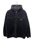 SUPREMEシュプリーム）の古着「velvet work jacket」｜ブラック