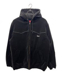 SUPREME（シュプリーム）の古着「velvet work jacket」｜ブラック