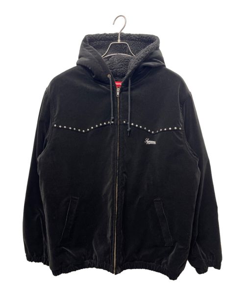 SUPREME（シュプリーム）SUPREME (シュプリーム) velvet work jacket ブラック サイズ:XLの古着・服飾アイテム