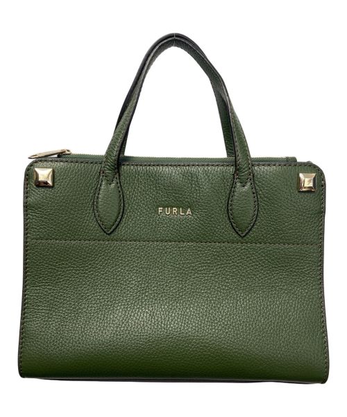 FURLA（フルラ）FURLA (フルラ) 2WAYバッグ グリーンの古着・服飾アイテム