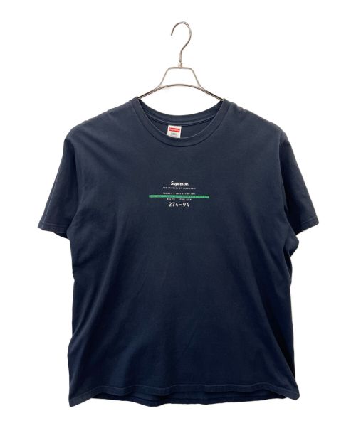 SUPREME（シュプリーム）Supreme (シュプリーム) プリントTシャツ ネイビー サイズ:XLの古着・服飾アイテム