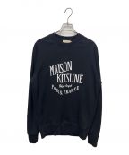 maison kitsuneメゾンキツネ）の古着「スウェット」｜ブラック