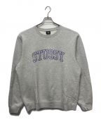 stussyステューシー）の古着「スウェット」｜グレー