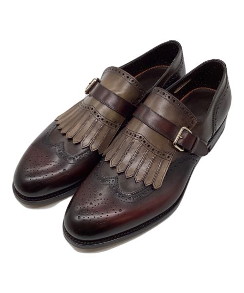 Santoni（サントーニ）Santoni (サントーニ) ドレスシューズ ブラウン サイズ:10の古着・服飾アイテム