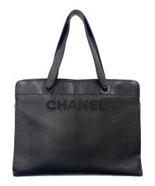 CHANEL（シャネル）の古着「ロゴトートバッグ」｜ブラック