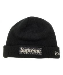 SUPREME×New Era（シュプリーム×ニューエラ）の古着「ニット帽」｜ブラック