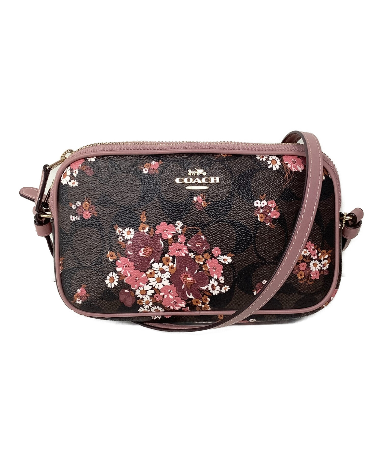 中古 古着通販 Coach コーチ ショルダーバッグ ピンク ブランド 古着通販 トレファク公式 Trefac Fashion