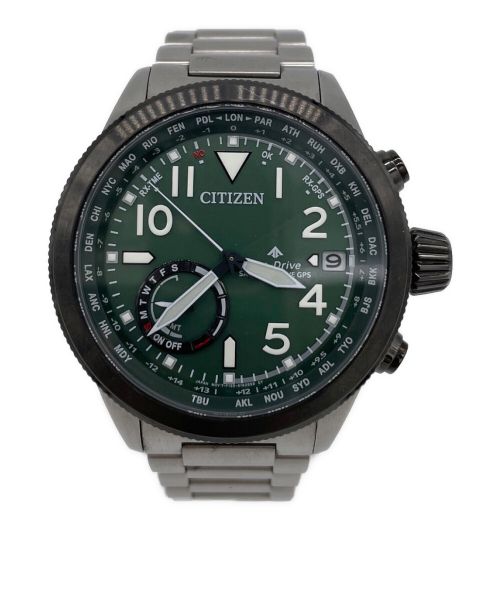 CITIZEN（シチズン）CITIZEN (シチズン) プロマスターLANDシリーズ　腕時計 オリーブの古着・服飾アイテム