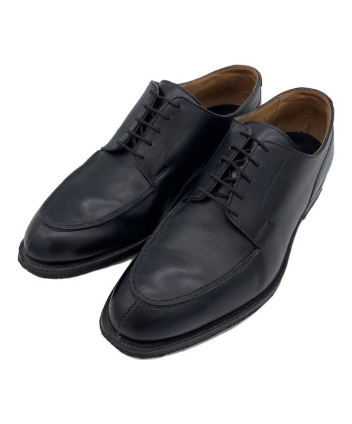 Crockett & Jones（クロケット＆ジョーンズ）Crockett & Jones (クロケット＆ジョーンズ) Uチップシューズ ブラック サイズ:6Fの古着・服飾アイテム