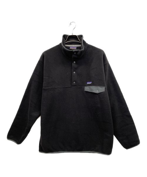 Patagonia（パタゴニア）Patagonia (パタゴニア) シンチラスナップフリースプルオーバー ブラック サイズ:L 未使用品の古着・服飾アイテム