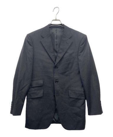 【中古・古着通販】BURBERRY BLACK LABEL (バーバリーブラックレーベル) セットアップスーツ ブラック  サイズ:38R｜ブランド・古着通販 トレファク公式【TREFAC FASHION】スマホサイト