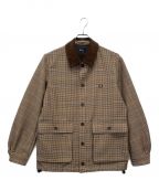 FRED PERRYフレッドペリー）の古着「LONG LINE JACKET」｜ベージュ