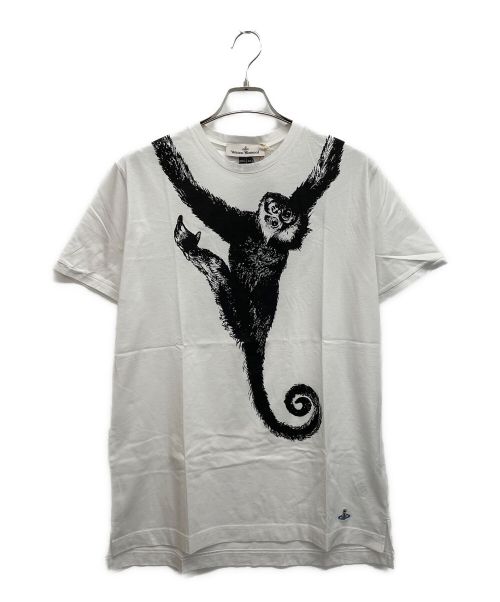 Vivienne Westwood（ヴィヴィアンウエストウッド）Vivienne Westwood (ヴィヴィアンウエストウッド) モンキーTシャツ ホワイト サイズ:XL 未使用品の古着・服飾アイテム