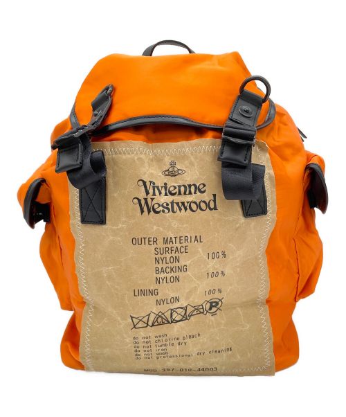 Vivienne Westwood（ヴィヴィアンウエストウッド）Vivienne Westwood (ヴィヴィアンウエストウッド) リュック オレンジの古着・服飾アイテム