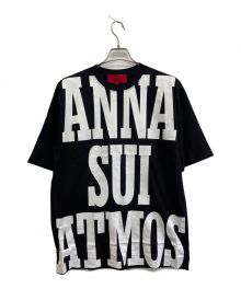 ANNA SUI×ATMOS（アナスイ×アトモス）の古着「Tシャツ」｜ブラック