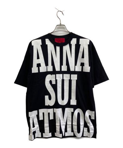 ANNA SUI×ATMOS（アナスイ×アトモス）ANNA SUI×ATMOS (アナスイ×アトモス) Tシャツ ブラック サイズ:XL 未使用品の古着・服飾アイテム