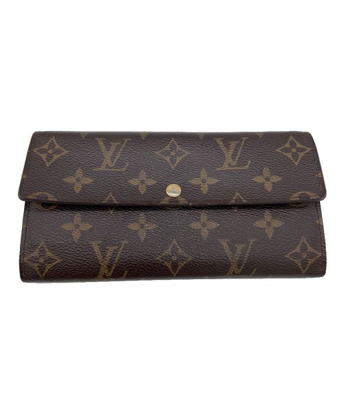 LOUIS VUITTON（ルイ ヴィトン）LOUIS VUITTON (ルイ ヴィトン) ポシェット･ポルトモネ･クレディ ブラウンの古着・服飾アイテム