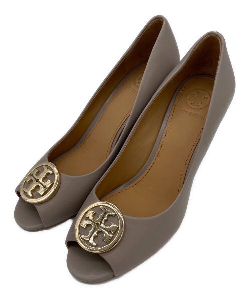 TORY BURCH（トリーバーチ）TORY BURCH (トリーバーチ) ウェッジソールパンプス ベージュ サイズ:6の古着・服飾アイテム