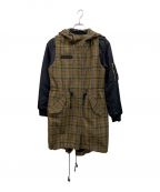 FRED PERRYフレッドペリー）の古着「3Way Mods Parka」｜ブラウン