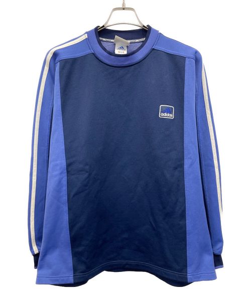 adidas（アディダス）adidas (アディダス) 裏起毛スウェット ネイビー サイズ:USA　Mの古着・服飾アイテム