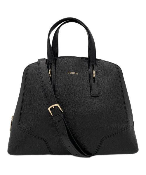 FURLA（フルラ）FURLA (フルラ) 2WAYバッグ ブラックの古着・服飾アイテム