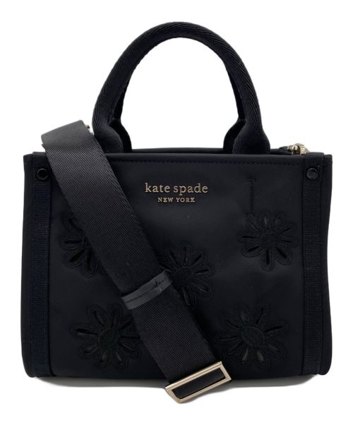 Kate Spade（ケイトスペード）Kate Spade (ケイトスペード) ナイロンニミトートバッグ ブラックの古着・服飾アイテム