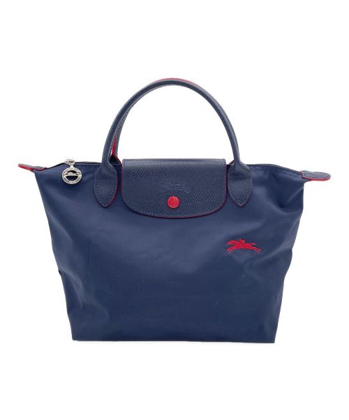 LONGCHAMP（ロンシャン）LONGCHAMP (ロンシャン) ミニトートバッグ ネイビーの古着・服飾アイテム