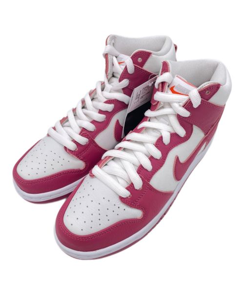 NIKE（ナイキ）NIKE (ナイキ) SB DUNK HIGH PRO ISO ホワイト×パープル サイズ:27㎝ 未使用品の古着・服飾アイテム