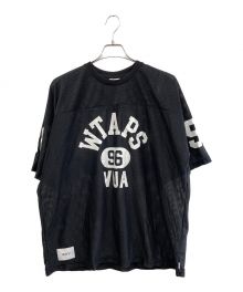 WTAPS（ダブルタップス）の古着「フットボールTシャツ」｜ブラック