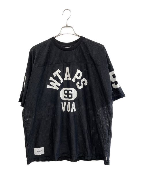 WTAPS（ダブルタップス）WTAPS (ダブルタップス) フットボールTシャツ ブラック サイズ:X04の古着・服飾アイテム