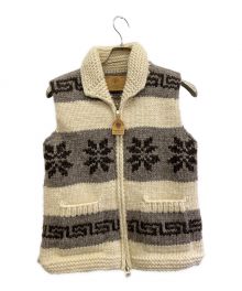 CANADIAN SWEATER（カナディアンセーター）の古着「カウチンベスト」｜ベージュ