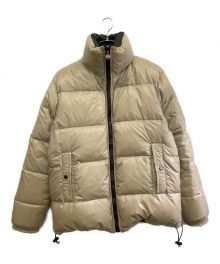 MONCLER（モンクレール）の古着「リバーシブルダウンジャケット」｜ベージュ