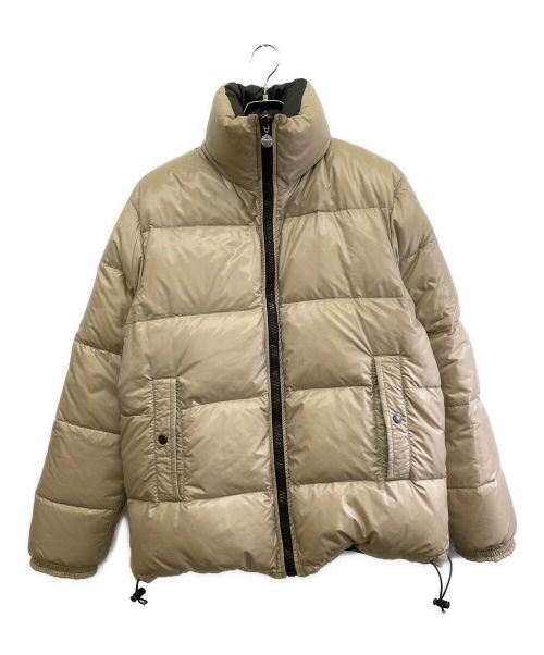 MONCLER（モンクレール）MONCLER (モンクレール) リバーシブルダウンジャケット ベージュ サイズ:2の古着・服飾アイテム