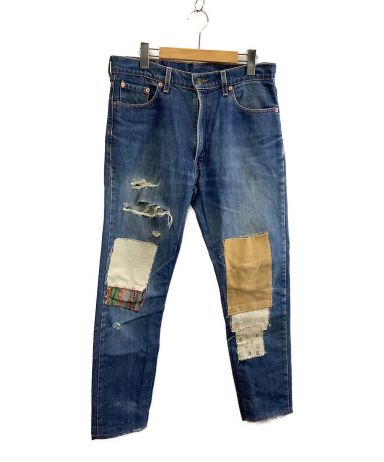 【中古・古着通販】LEVI'S (リーバイス) パッチワークデニムパンツ