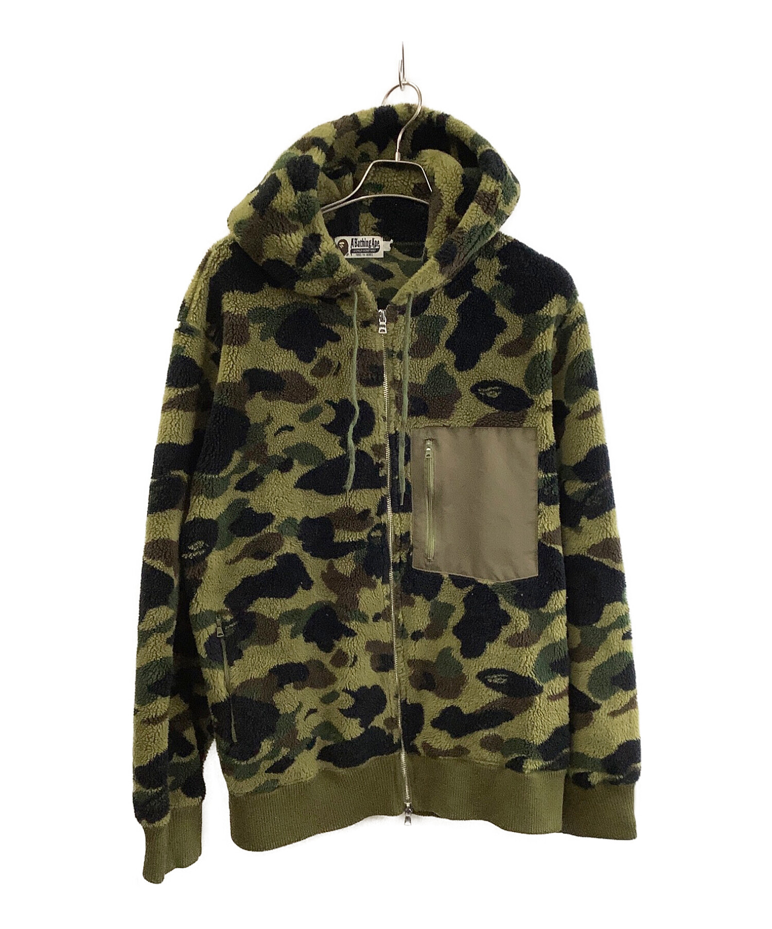 A BATHING APE (アベイシングエイプ) ボアジャケット グリーン サイズ:XXL