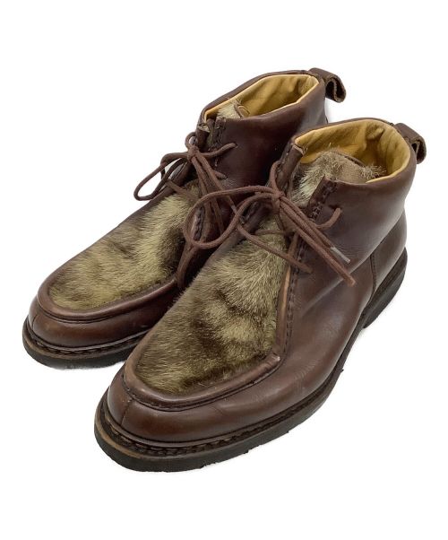 PARABOOT（パラブーツ）PARABOOT (パラブーツ) チロリアンブーツ ブラウン サイズ:9　1/2の古着・服飾アイテム