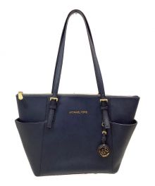 MICHAEL KORS（マイケルコース）の古着「トートバッグ」｜ネイビー×ゴールド