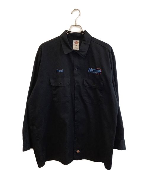 Dickies（ディッキーズ）Dickies (ディッキーズ) ワークシャツ ブラック サイズ:XLの古着・服飾アイテム