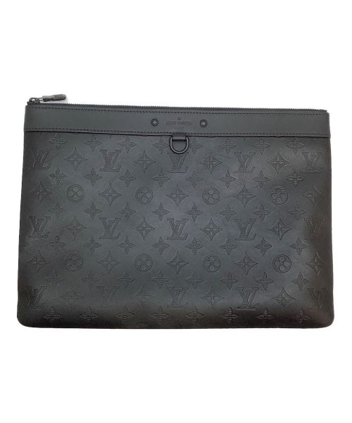 LOUIS VUITTON（ルイ ヴィトン）LOUIS VUITTON (ルイ ヴィトン) クラッチバッグ ブラックの古着・服飾アイテム